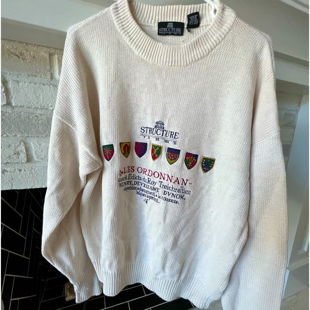 Vintage university sweater
